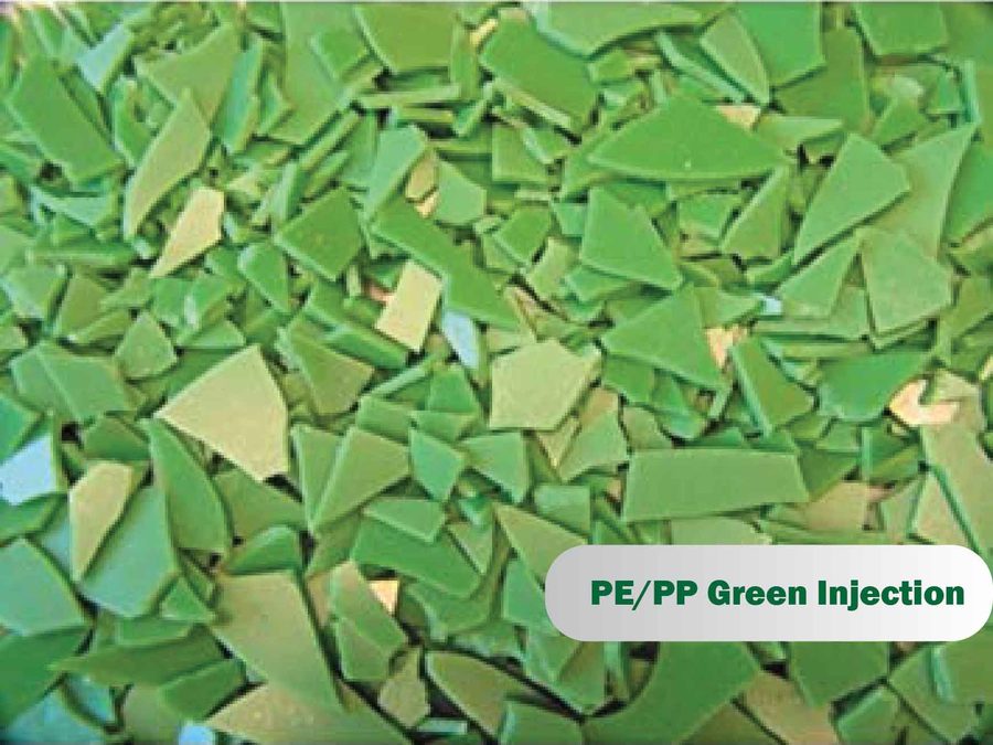 Green injection grade recycled plastic