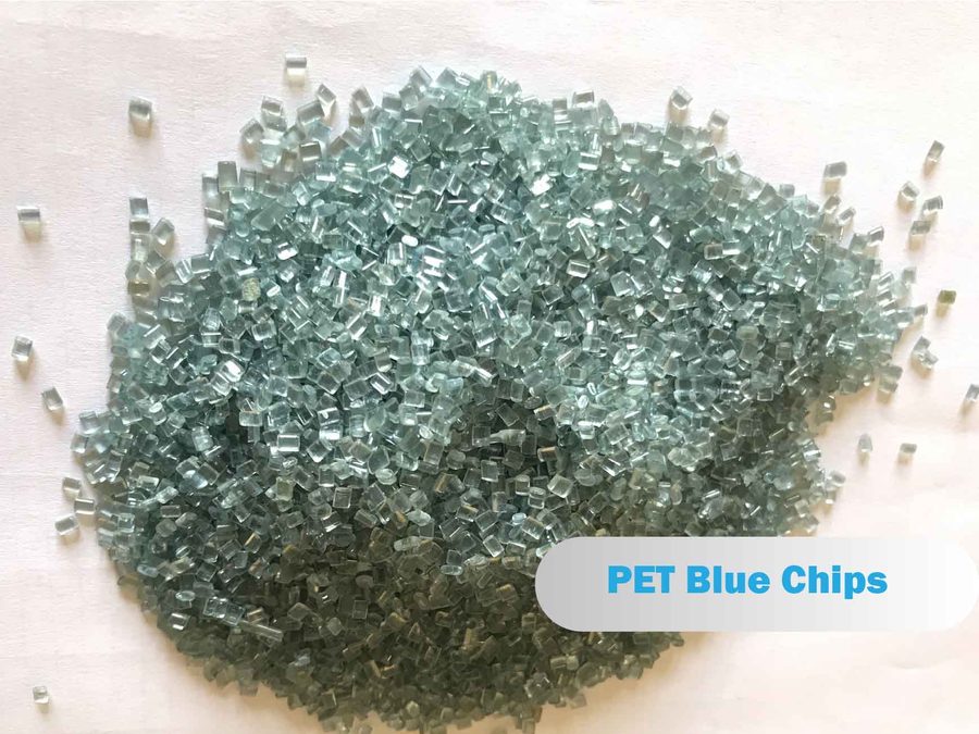 Recycled PET granules chips